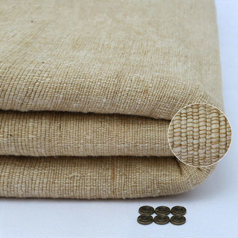 Warm Off White Khaddi Handmade Khaddar | Premium Winter Wear