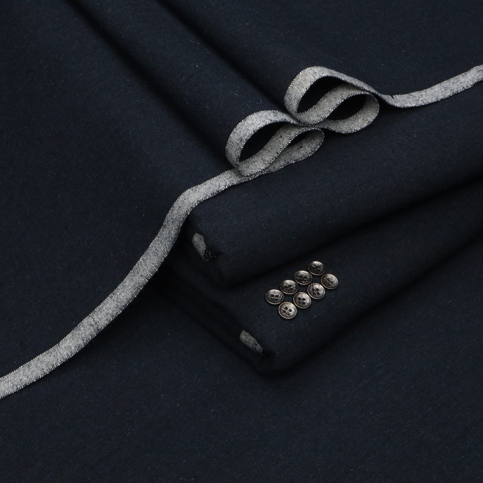 Jet Black Khaddar | Men’s Unstitched Khaddar Suits