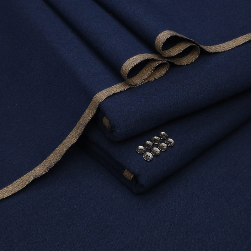Navy Blue  Khaddar | Men’s Unstitched Khaddar Suits