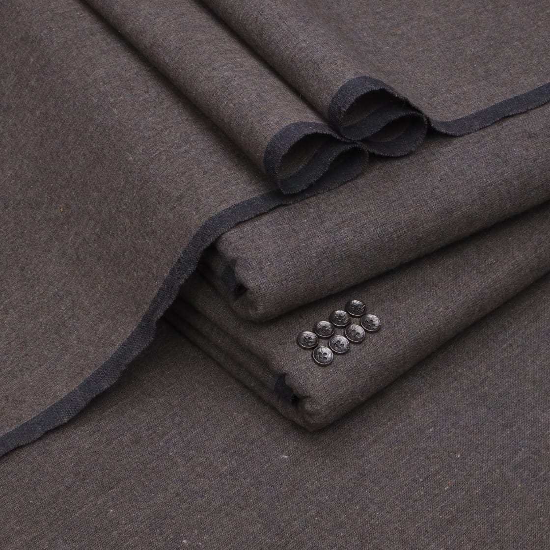 Warm Brown Original Khaddar | Men’s Unstitched Khaddar Suits