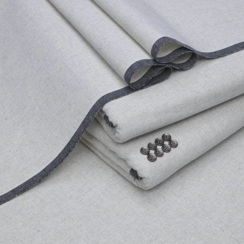 Silver Grey Original Khaddar | Men’s Unstitched Khaddar Suits