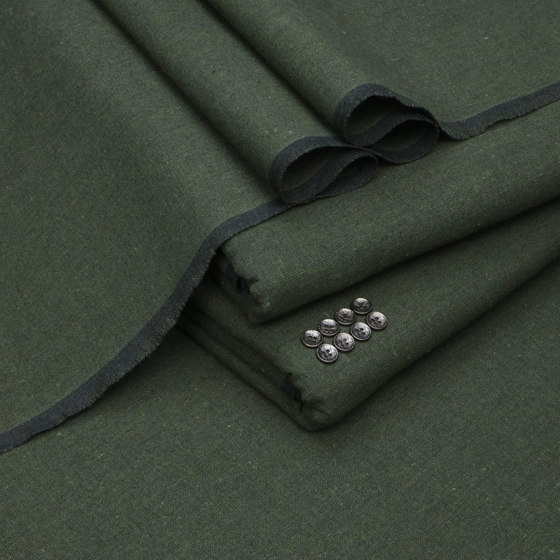 Olive Green Khaddar | Men’s Unstitched Khaddar Suits