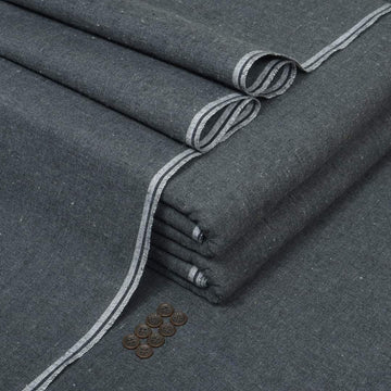 Charcoal Grey Goli Khaddar - Men’s Unstitched Suit