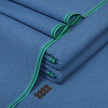 Slate Blue Goli Khaddar - Men’s Unstitched Suit