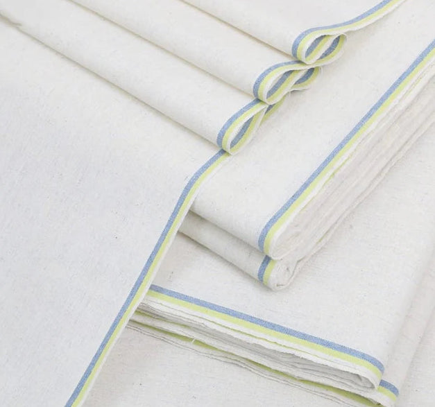 Cream White Goli Khaddar - Men’s Unstitched Suit